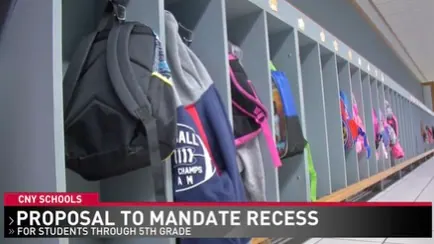 CBS 6 Albany: New York’s K–5 recess bill “ought to be mandatory”