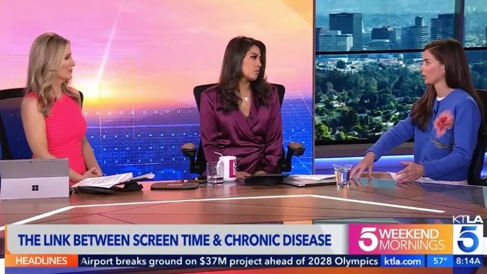 KTLA 5: How screen time limits protect students against chronic disease