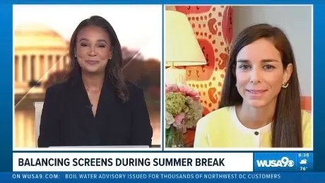WUSA 9: Sharing screen time tips for summer break