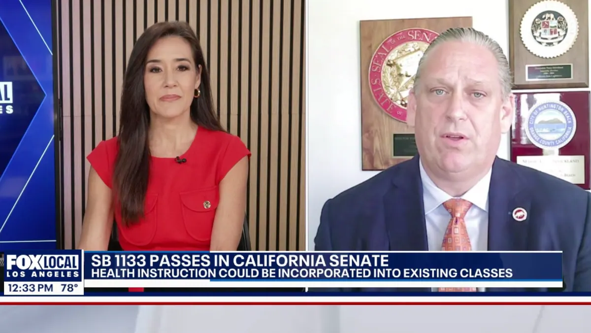 FOX LA: State Senator Tony Strickland discusses the Ready to Learn, Ready for Health Act