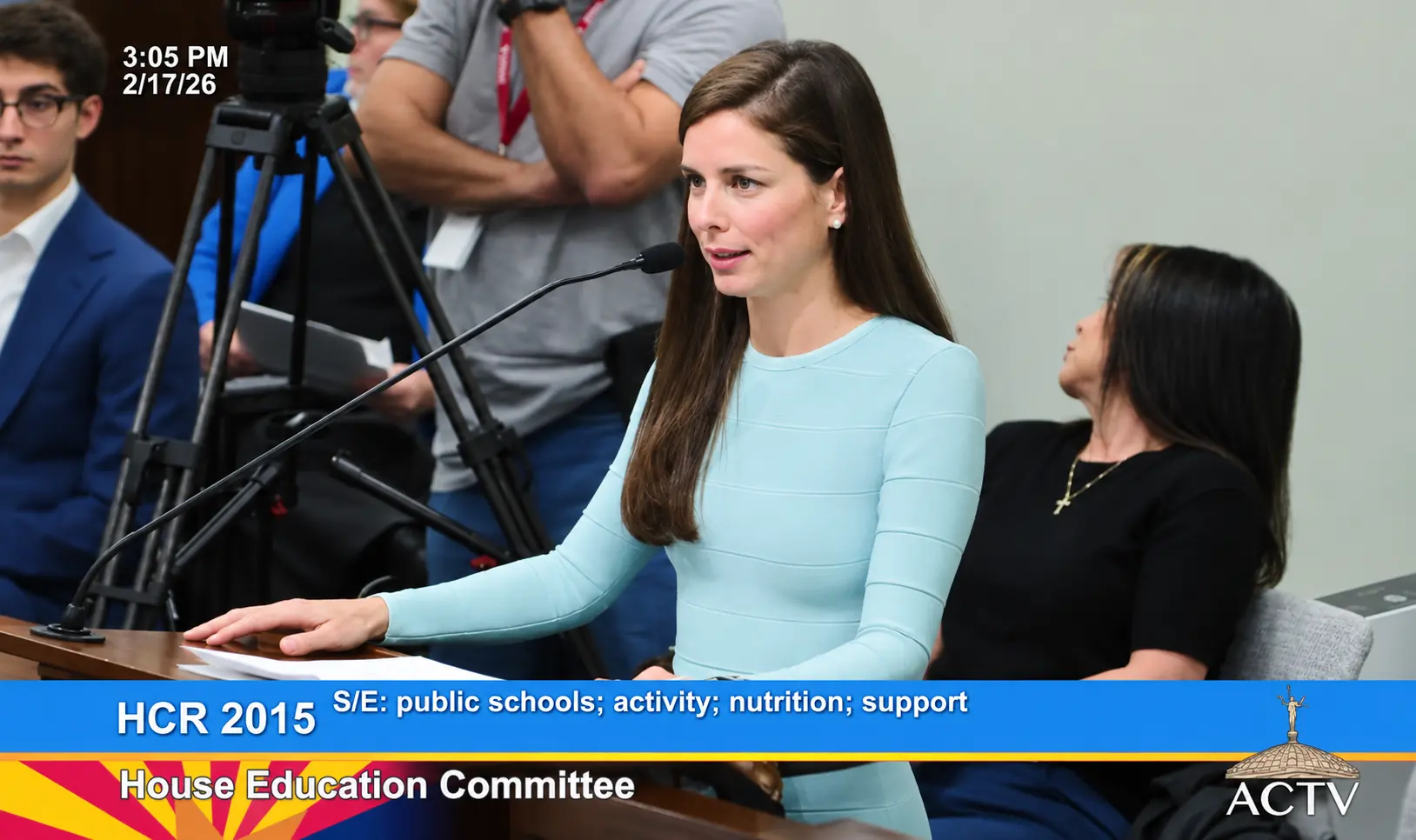 Our CEO testifying before the Arizona House Education Committee